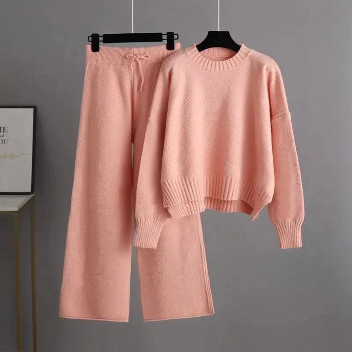 TALIA – FASHIONABLE CASUAL KNITTED SET