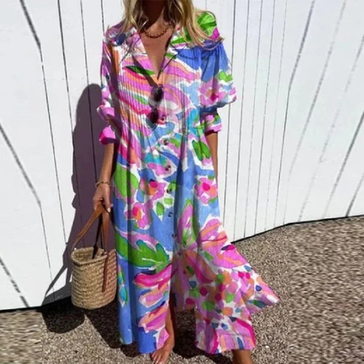 Orielle – Vibrant Bloom Dress