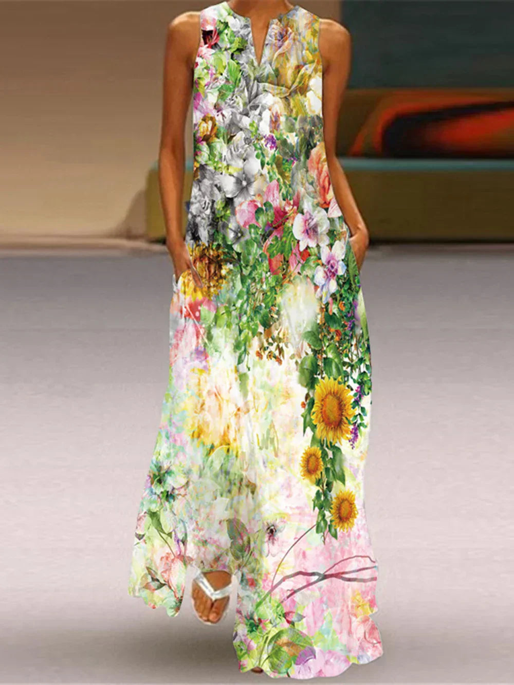 ZOEY – BUTTERFLY BLOOM A-LINE DRESS