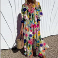 Orielle | Women's Floral Maxi Shirt Dress