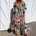 Jessamy | Women's Floral Maxi Shirt Dress