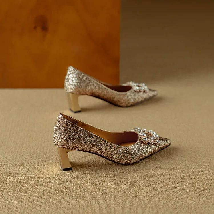 Gloria - Glitter Heels