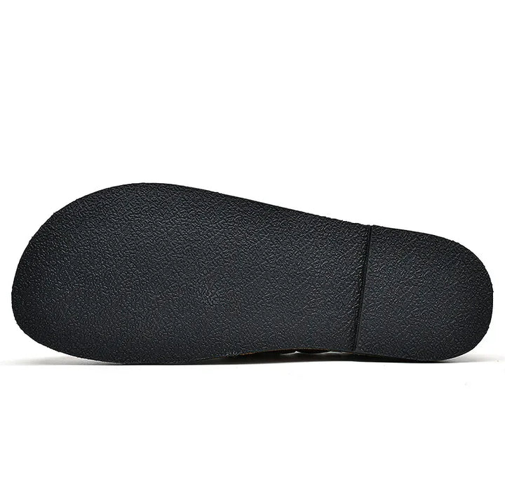 Giovanni Marconi Buckled Leather Loafers