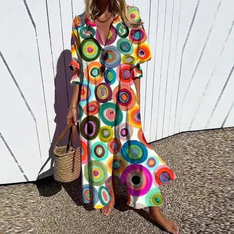 NOVESSA – BLOOM BOLDLY MAXI DRESS