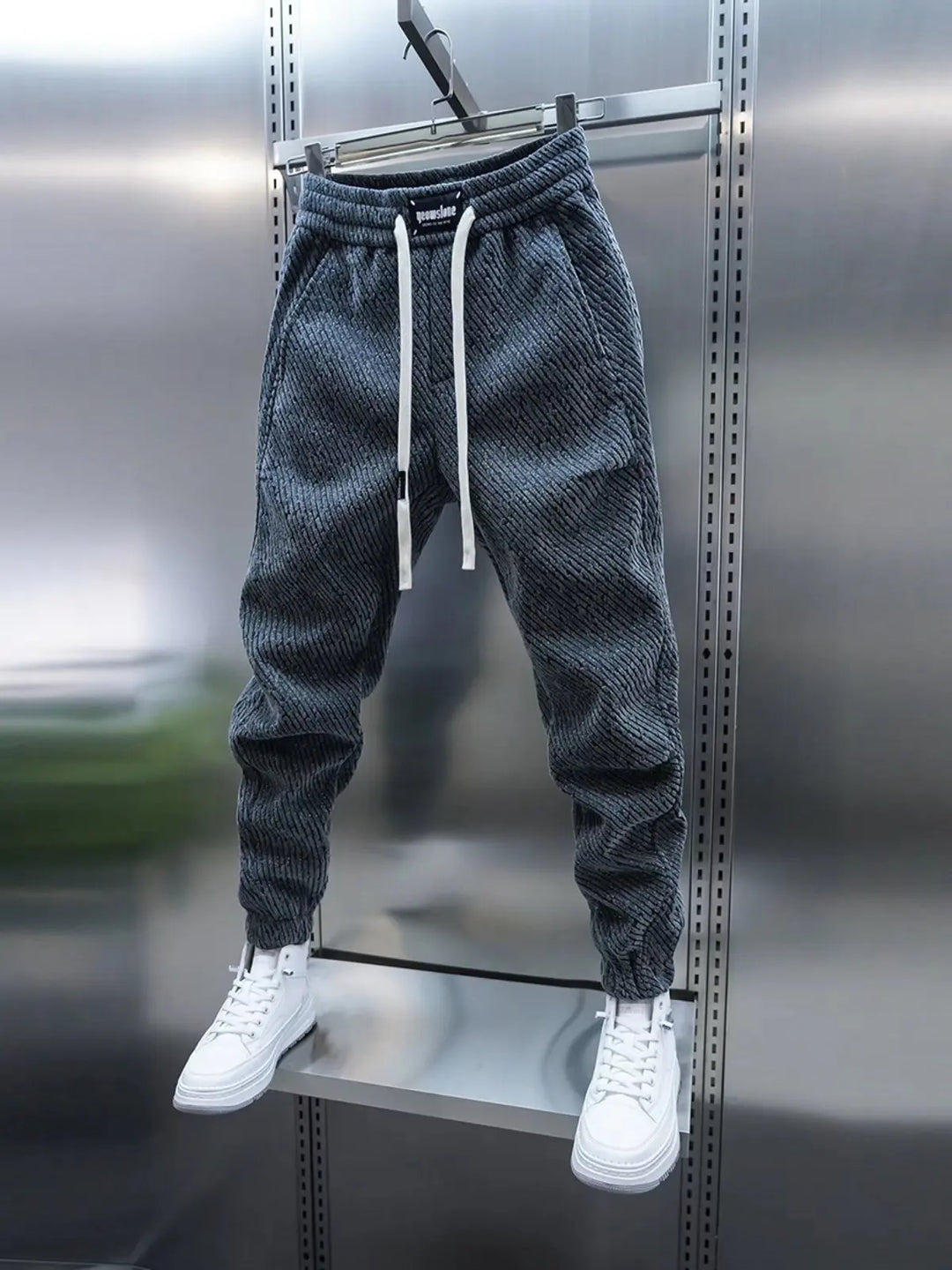 LIAM – PATTERNED COMFORT TROUSERS