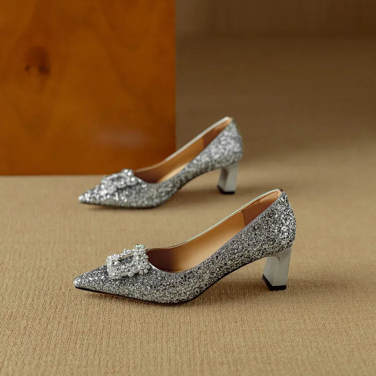 Gloria - Glitter Heels