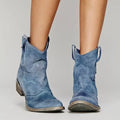Camilla | Women's Suede Western Cowboy Boots