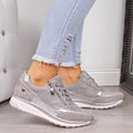 Alexis | Women's Orthopedic Zip Wedge Sneakers