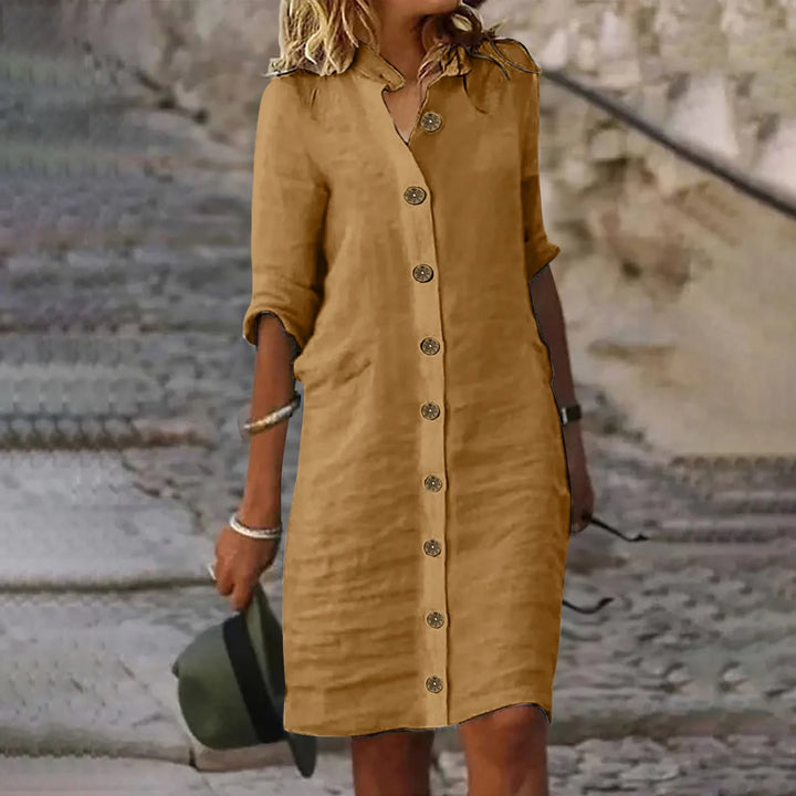 Bryn - Stylish Short Dress With Tummy Coverage