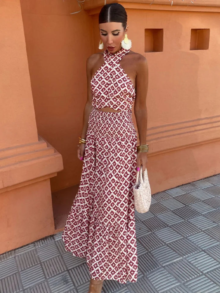 AURYSTRA – SCULPTED ELEGANCE OFF-SHOULDER DRESS