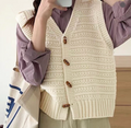 Aisling | Women's Chunky Knit Sweater Vest