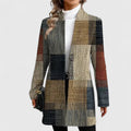 Mirelythea | Women's Patchwork Plaid Blazer
