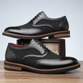 Brookfield | Men's Leather Suede Wingtip Oxfords
