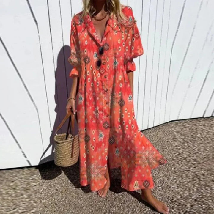 NOVESSA – BLOOM BOLDLY MAXI DRESS
