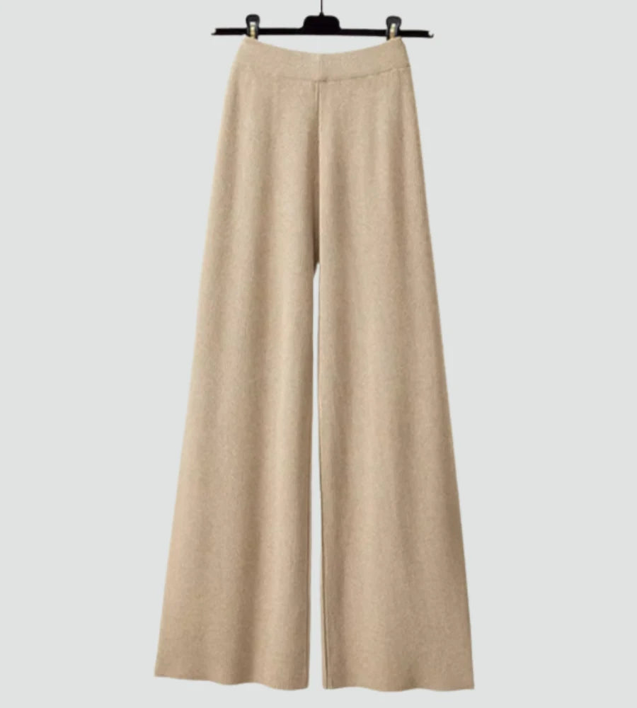 Women's Three-Piece Sweater Pants Set – Detail View