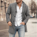 Emalira | Men's Single-Breasted Overcoat