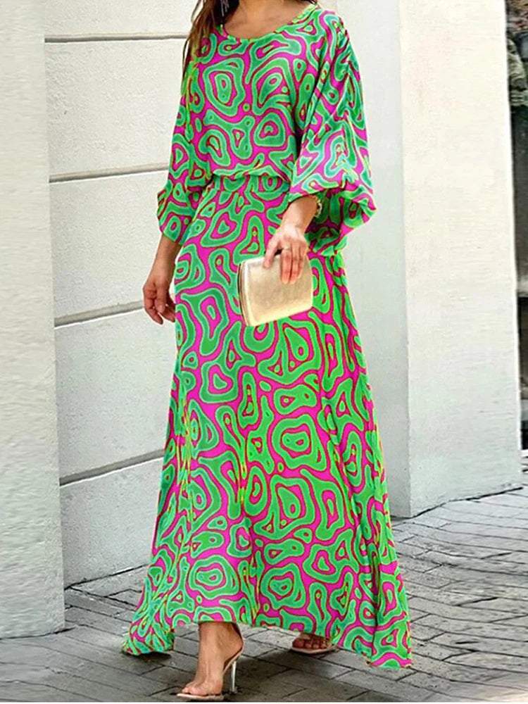 LILA – TRENDY O-NECK FALL OUTFIT FOR EFFORTLESS STYLE