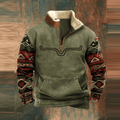 Arivellea | Men's Western Quarter-Zip Pullover