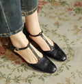 Beatrica | Women's Leather T-Strap Mary Janes