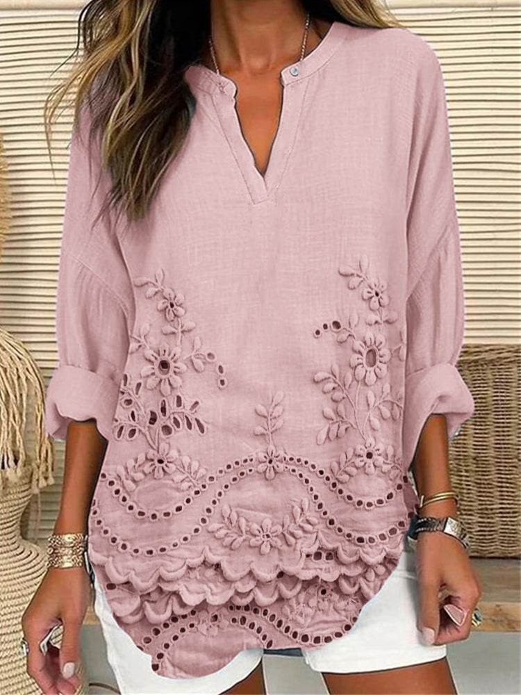 CLOVER – CASUAL LIGHTWEIGHT PRINTED TOP