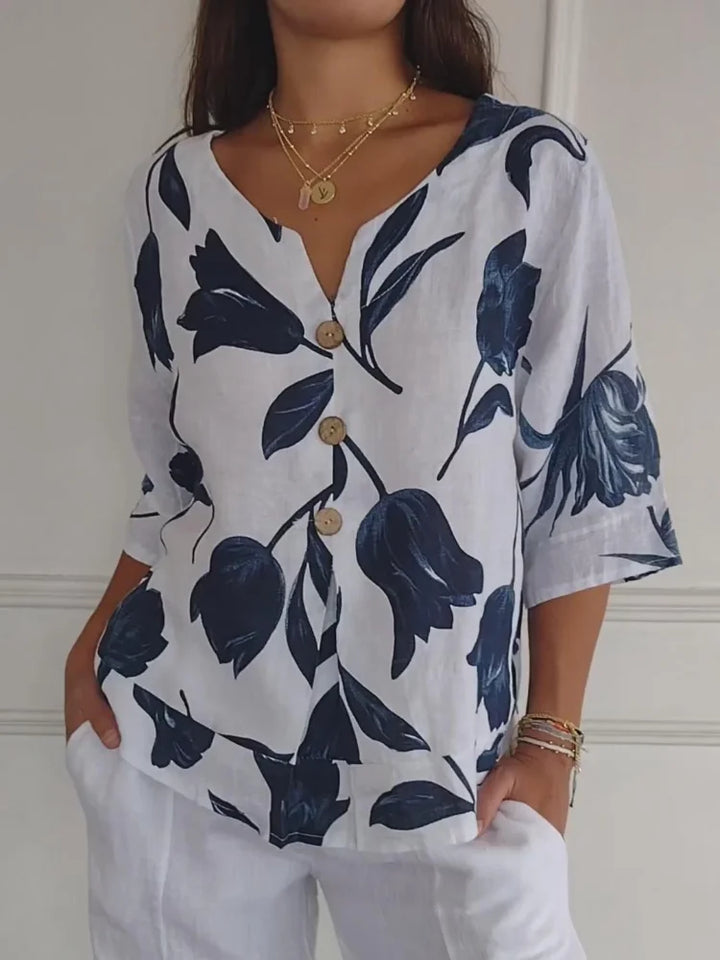 ZARIYA – PRINTED SPRING TUNIC FOR WOMEN