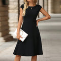 Adele | Women's Cap Sleeve Skater Dress