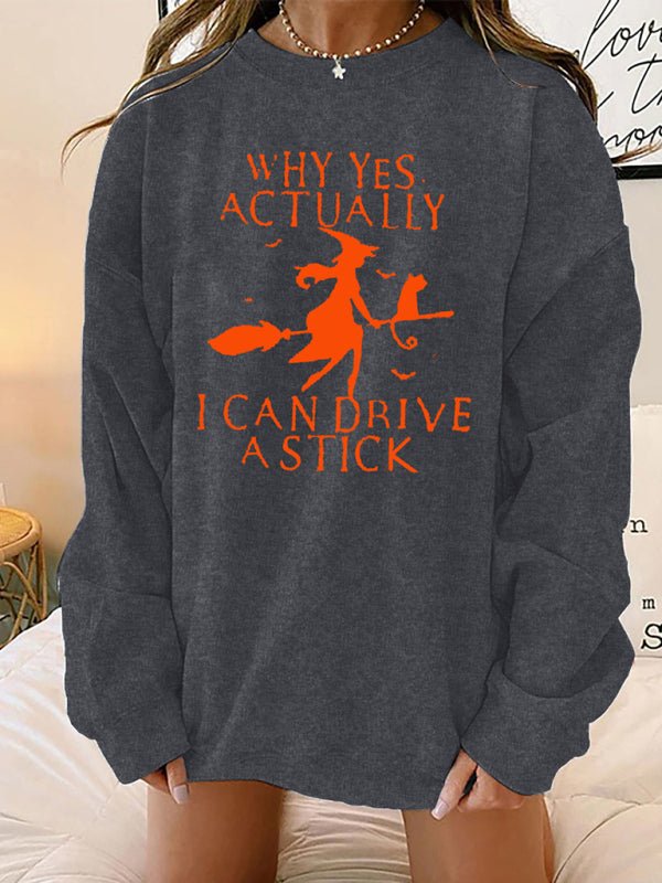ADELE | WOMEN'S HALLOWEEN SWEATSHIRT GRAPHIC CREW NECK OVERSIZED 1