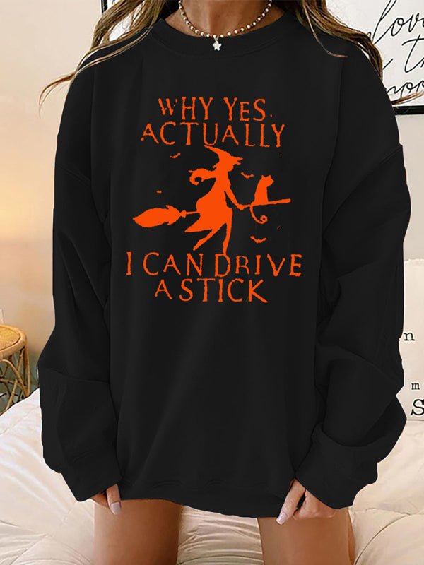 ADELE | WOMEN'S HALLOWEEN SWEATSHIRT GRAPHIC CREW NECK OVERSIZED 4