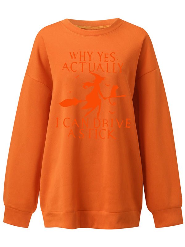 ADELE | WOMEN'S HALLOWEEN SWEATSHIRT GRAPHIC CREW NECK OVERSIZED 5
