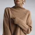 Zafrinae | Women's Cashmere Turtleneck Sweater