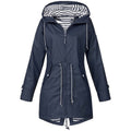 Agnes | Women's Hooded Drawstring Rain Jacket