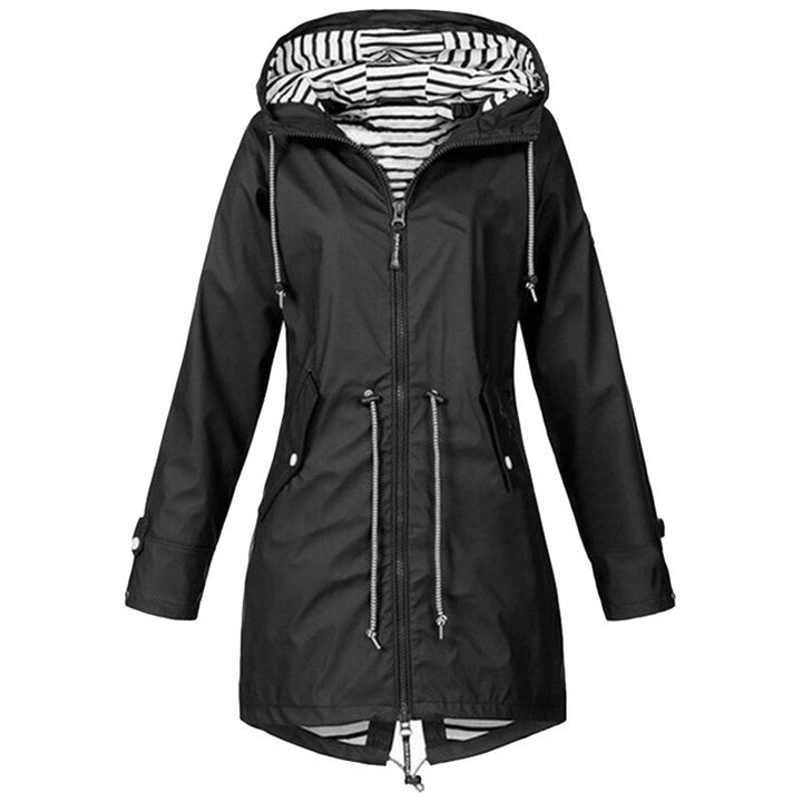 AGNES - HOODED DRAWSTRING RAIN JACKET 10