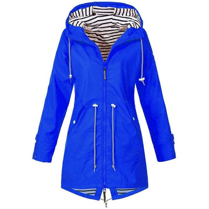 AGNES - HOODED DRAWSTRING RAIN JACKET 5