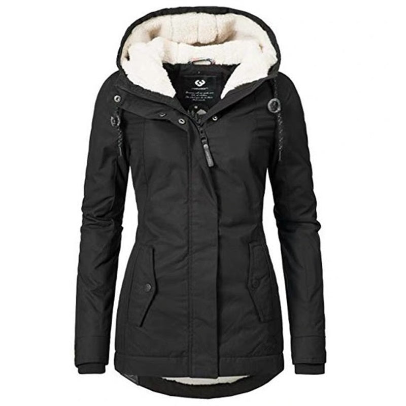 AGNES - HOODED DRAWSTRING RAIN JACKET 7