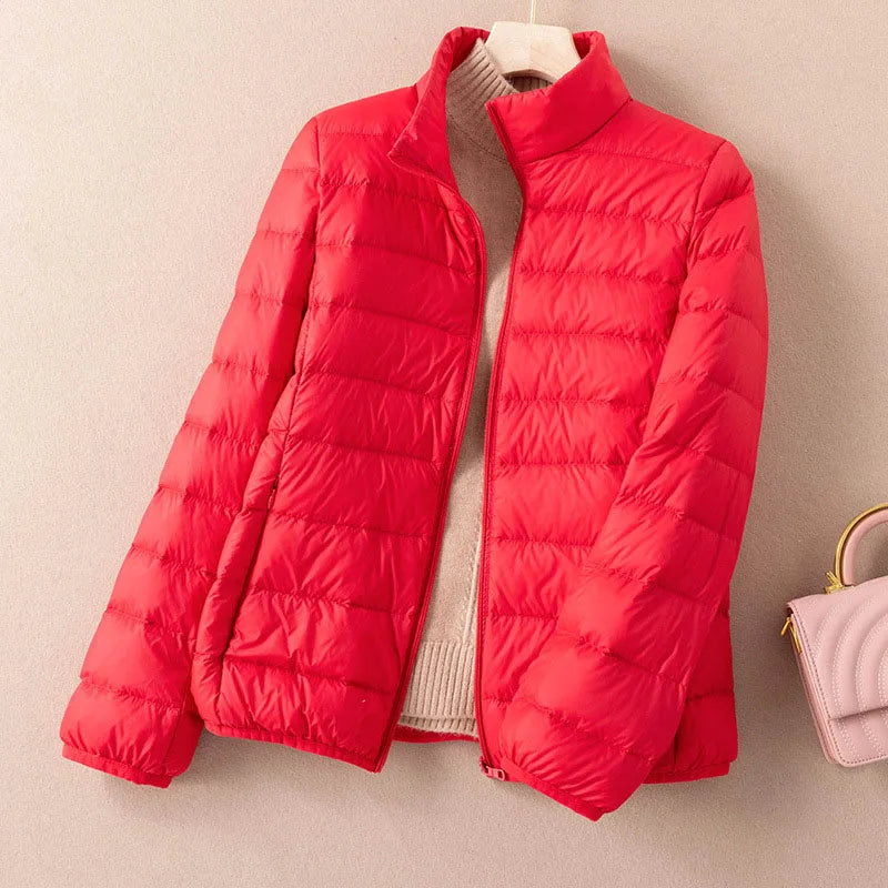 AGNES | WOMEN'S LIGHTWEIGHT PACKABLE QUILTED PUFFER JACKET 2