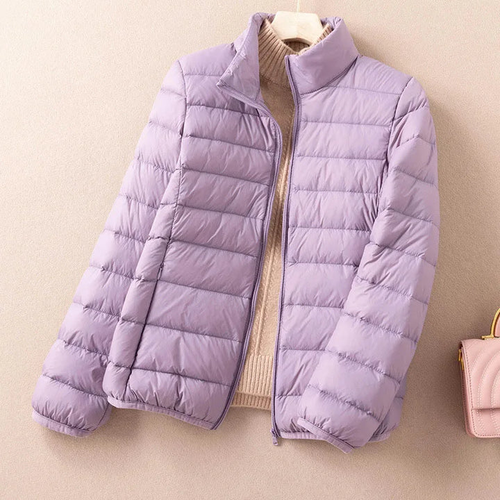 AGNES | WOMEN'S LIGHTWEIGHT PACKABLE QUILTED PUFFER JACKET 3