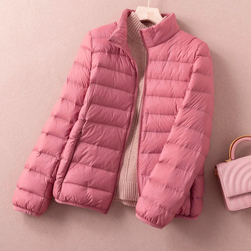 AGNES | WOMEN'S LIGHTWEIGHT PACKABLE QUILTED PUFFER JACKET 4