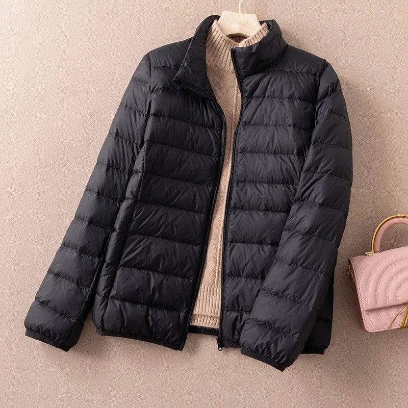 AGNES | WOMEN'S LIGHTWEIGHT PACKABLE QUILTED PUFFER JACKET 7