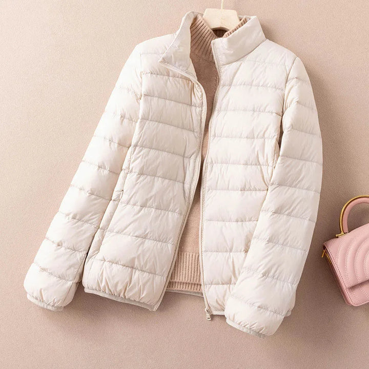 AGNES | WOMEN'S LIGHTWEIGHT PACKABLE QUILTED PUFFER JACKET 8