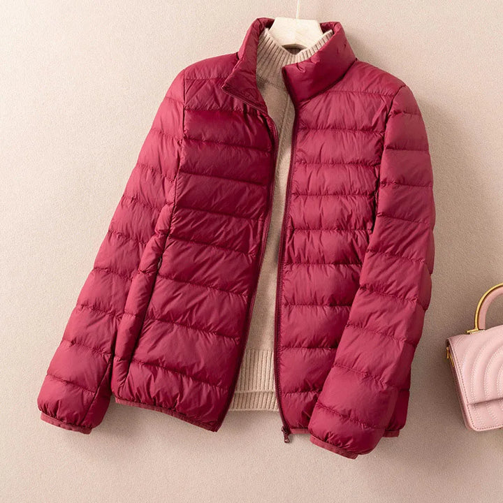 AGNES | WOMEN'S LIGHTWEIGHT PACKABLE QUILTED PUFFER JACKET 9
