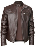 Alden | Men's Faux Leather Moto Jacket