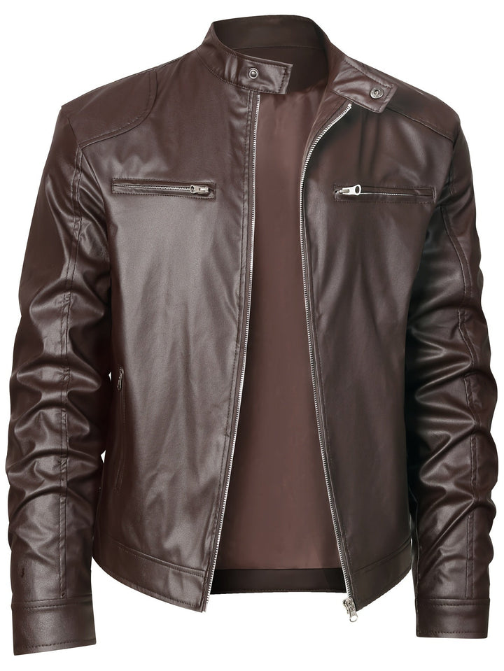 ALDEN - MOTO MEN'S LEATHER JACKET 1