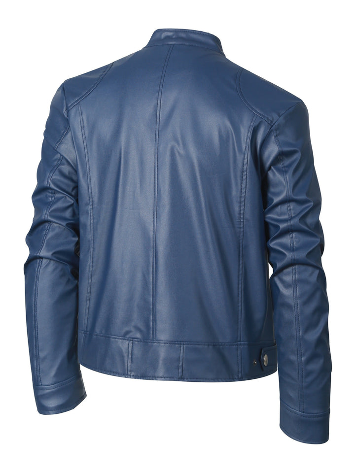 ALDEN - MOTO MEN'S LEATHER JACKET 12