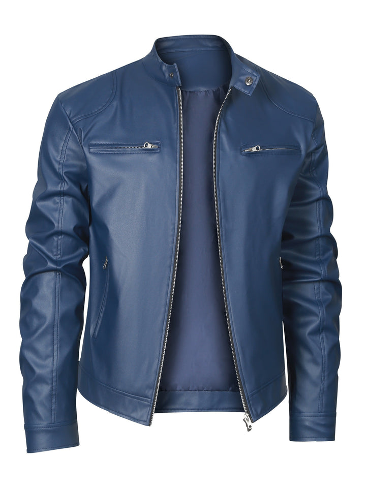 ALDEN - MOTO MEN'S LEATHER JACKET 2