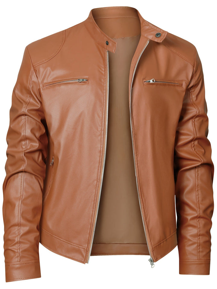 ALDEN - MOTO MEN'S LEATHER JACKET 3