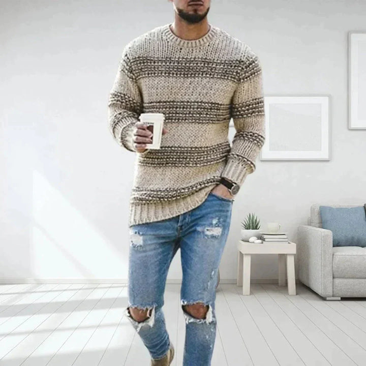 ALDERTON - CHUNKY STRIPED KNIT SWEATER 3
