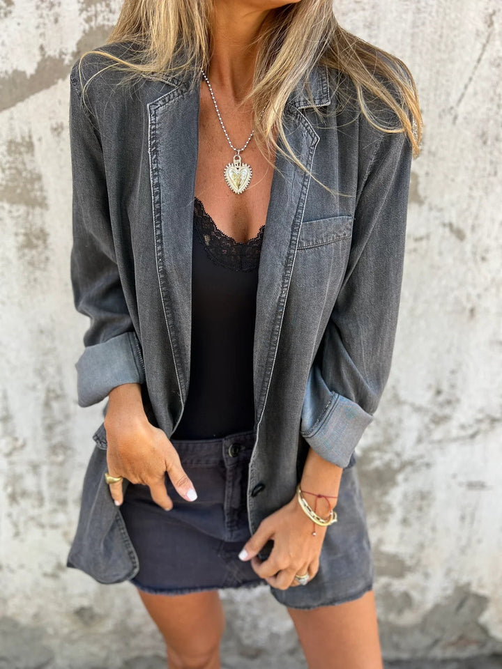 AMELIE - SOFT DENIM BLAZER 2