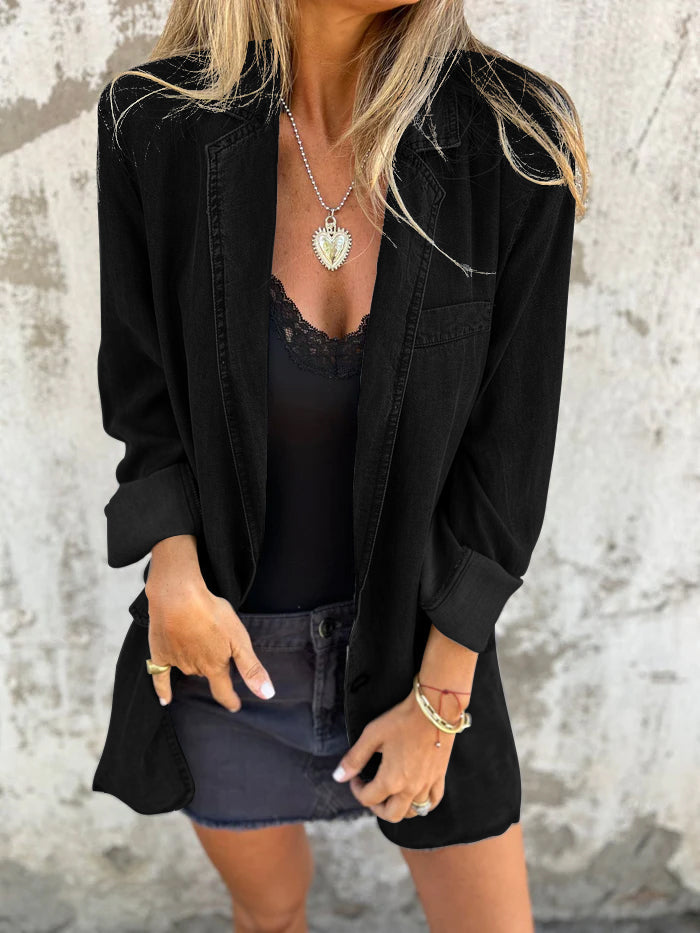 AMELIE - SOFT DENIM BLAZER 3