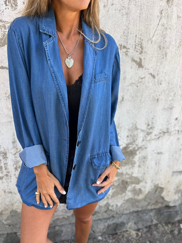 AMELIE - SOFT DENIM BLAZER 4