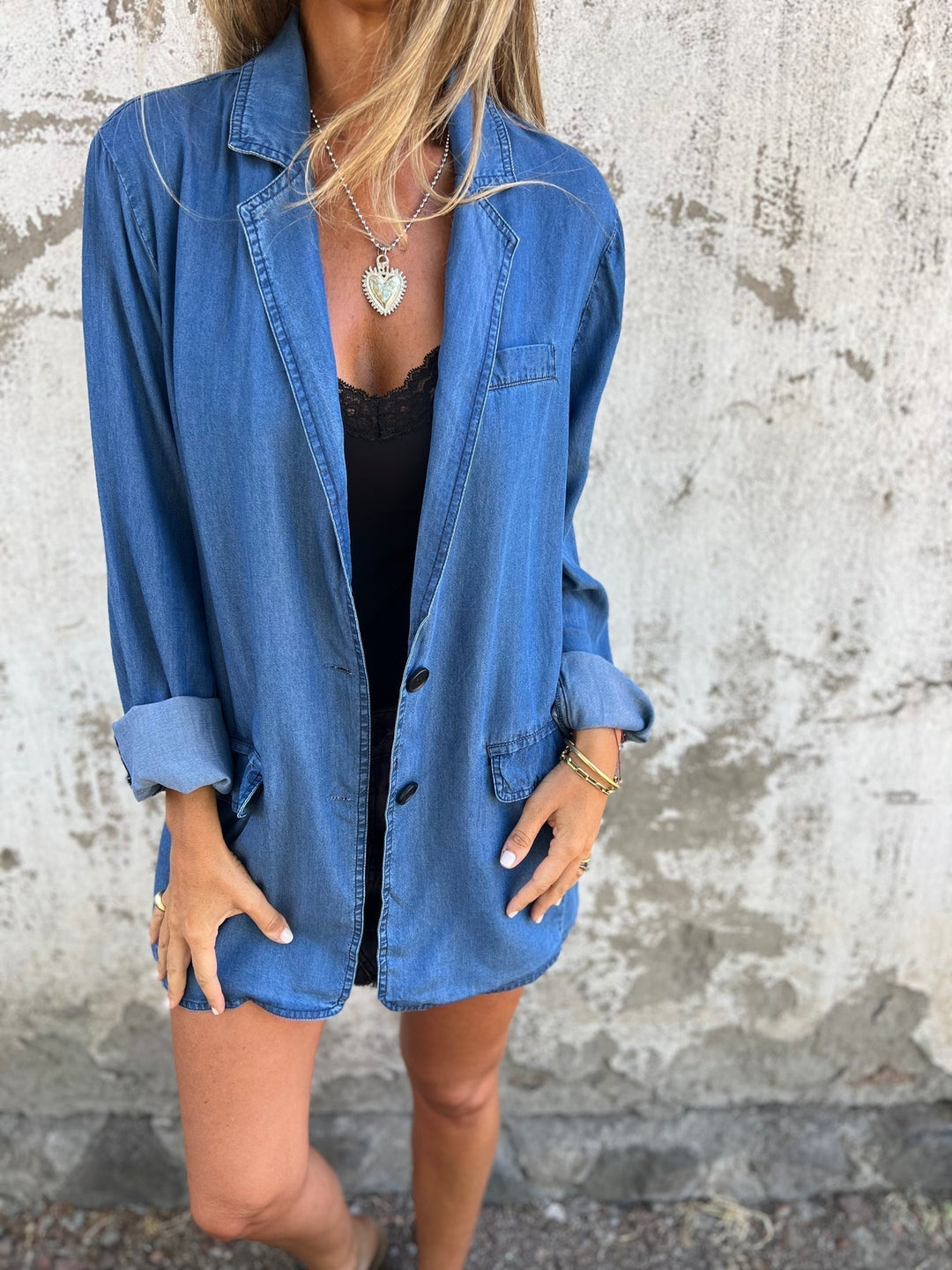 AMELIE - SOFT DENIM BLAZER 5